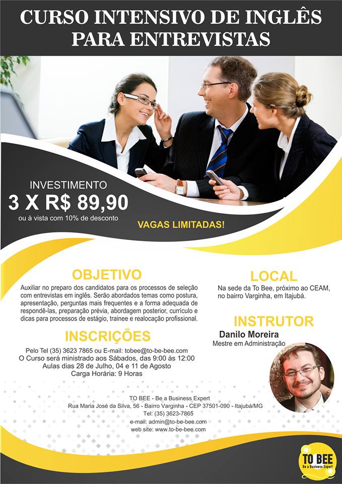 Leia mais sobre o artigo Curso Intensivo de Inglês para Entrevistas